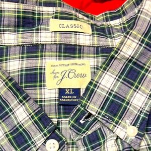 XL JCrew Mens Button Down Shirt Long sleeve